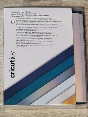 Cricut Joy™ Foil Transfer Insert Cards, Blue Lagoon Sampler - A6